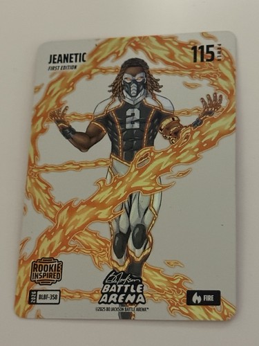 2026 Bo Jackson Battle Arena Griffey Set - Jeanetic BLIZZARD Fire Battle Foil
