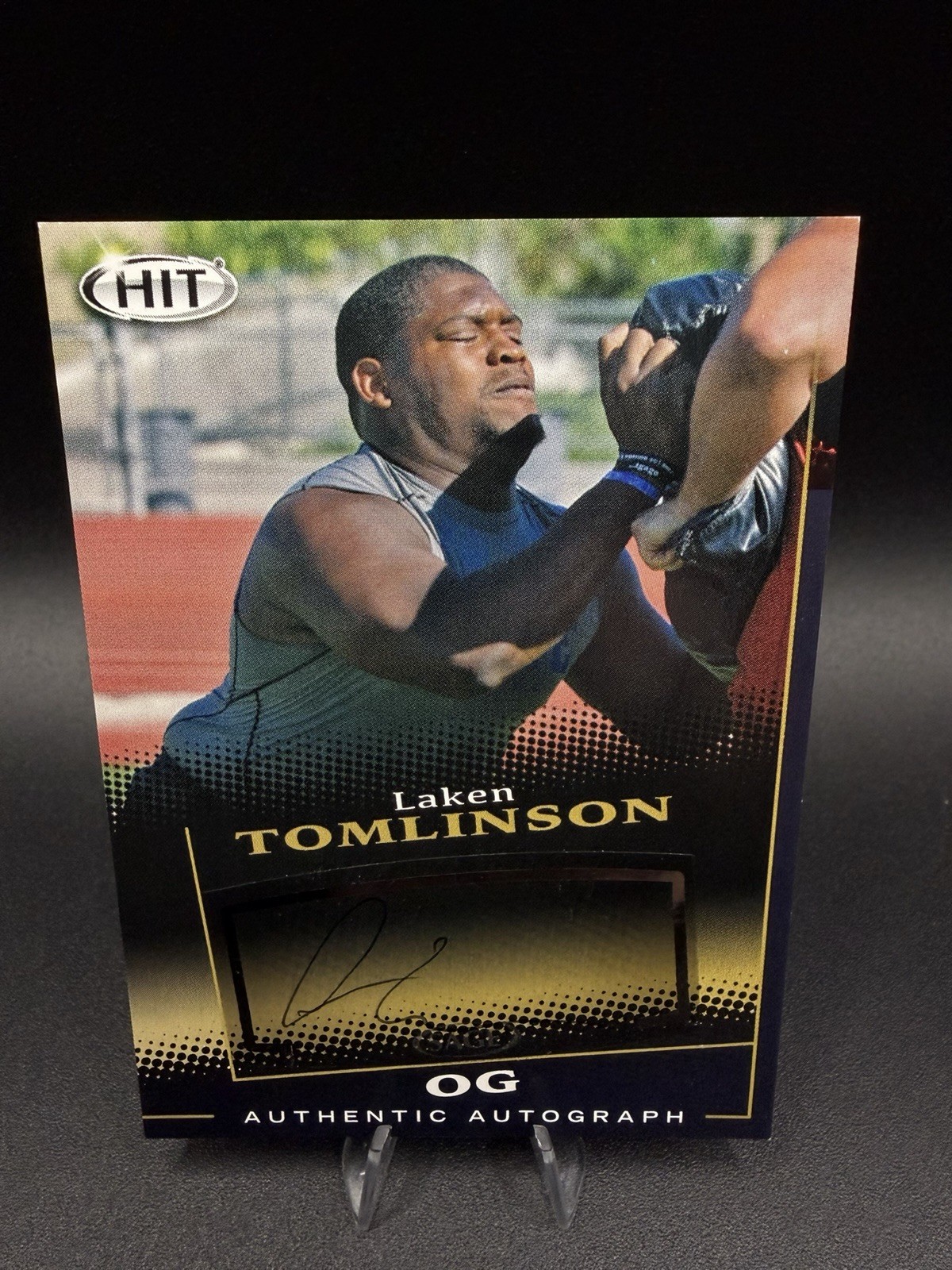 Laken Tomlinson SA-GE Hit Autograph #A71 Base