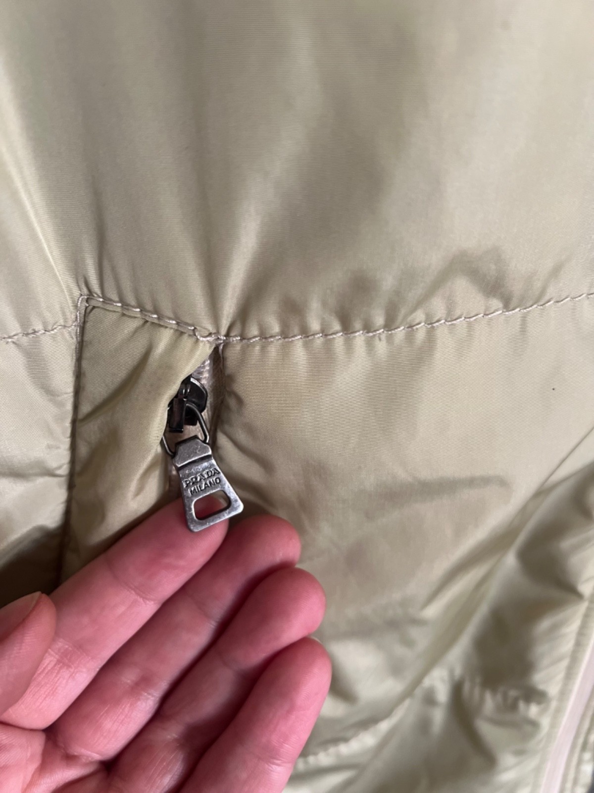 Vintage Prada Jacket Size S Oversized Unisex Fit (M/L) Designer Outerwear thumbnail 13