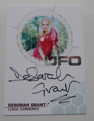 UFO Serie 3 - SILVER FOIL AUTO CARD DG2, DEBORAH GRANT - UNSTOPPABLE CARDS