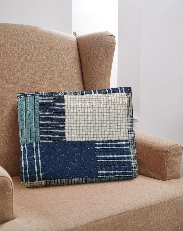 Morning Mist Reversible Versatile Soft Quilted Couch Throw Blanket 50x60in - Image 4 of 4