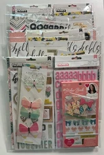 Crate Paper 12x12 MIXED Lots Scrapbook Kits-Gather-Bloom, Flourish, Good Vibes