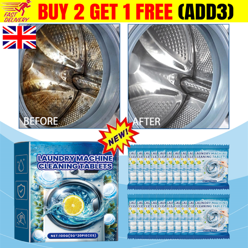 20PCS Finally Fresh Washing Machine Cleaner White Count Powder New Hot