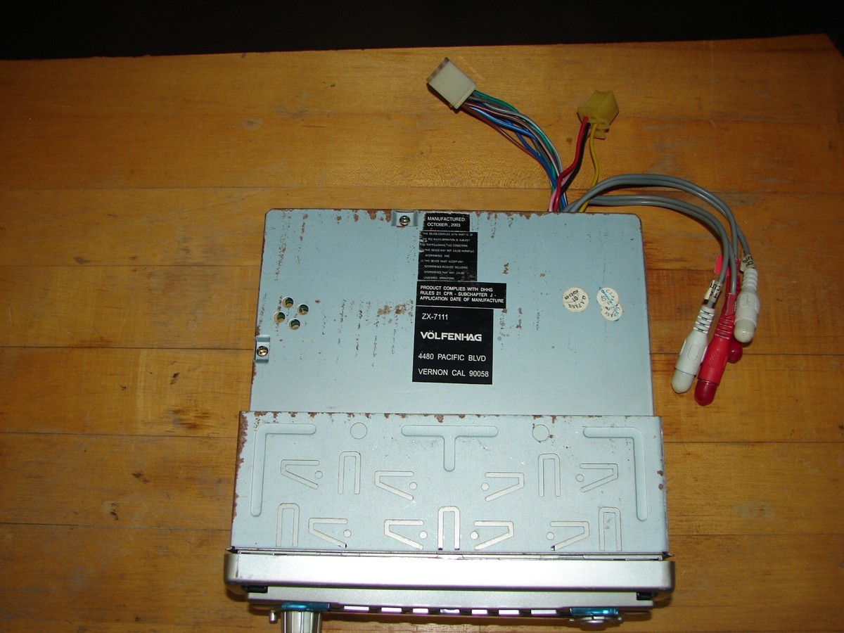 と。 VINTAGE VOLFENHAG PIONEER ZX-7111 200W Car Stereo CD PLAYER Radio