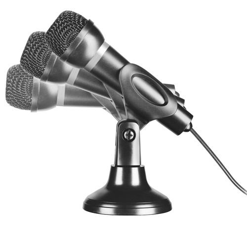 Microphone De Table À Main 3,5Mm Pour PC Notebook Pour Chat Skype ICQ Youtube - Afbeelding 2 van 5