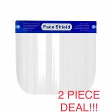 Face Protective Shield Anti Fog Full Face Splash Proof Top 2 PIECE DEAL