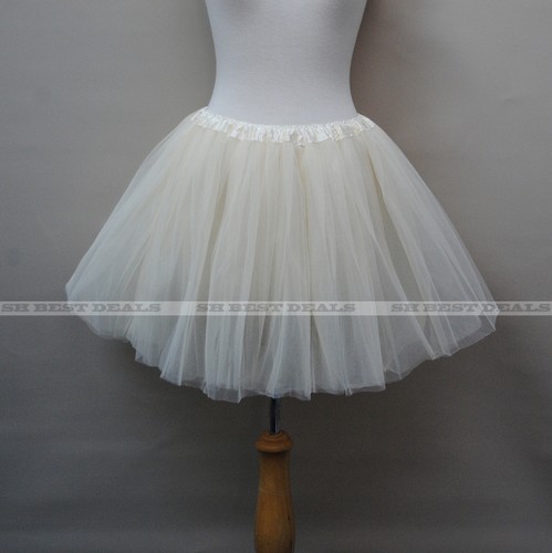 Adults Teens Girl Tutu Ballet Skirt 4 Layer Tulle Costume Fairy Party Hens Night - Picture 63 of 73