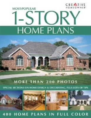 #ad #ad Most Popular 1 Story Home Plans Paperback GOOD $5.75