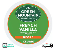 Green Mountain French Vanilla DECAF Keurig Coffee K-cups