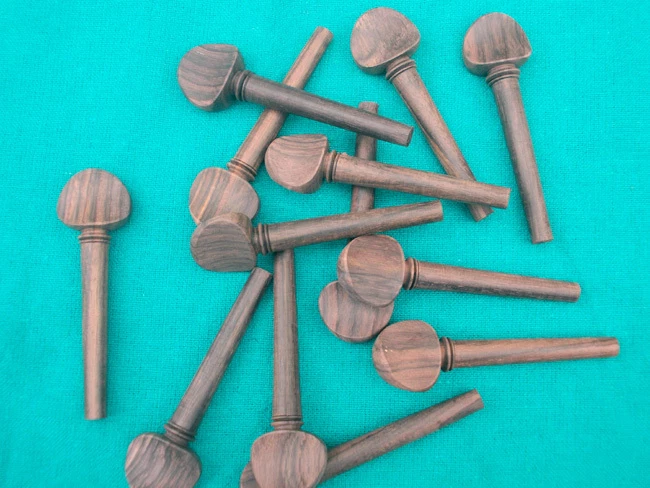 Rosewood OUD Pegs Swiss Model A quality Rod masurment 55/9/7 mm with polish - Image 4 of 4