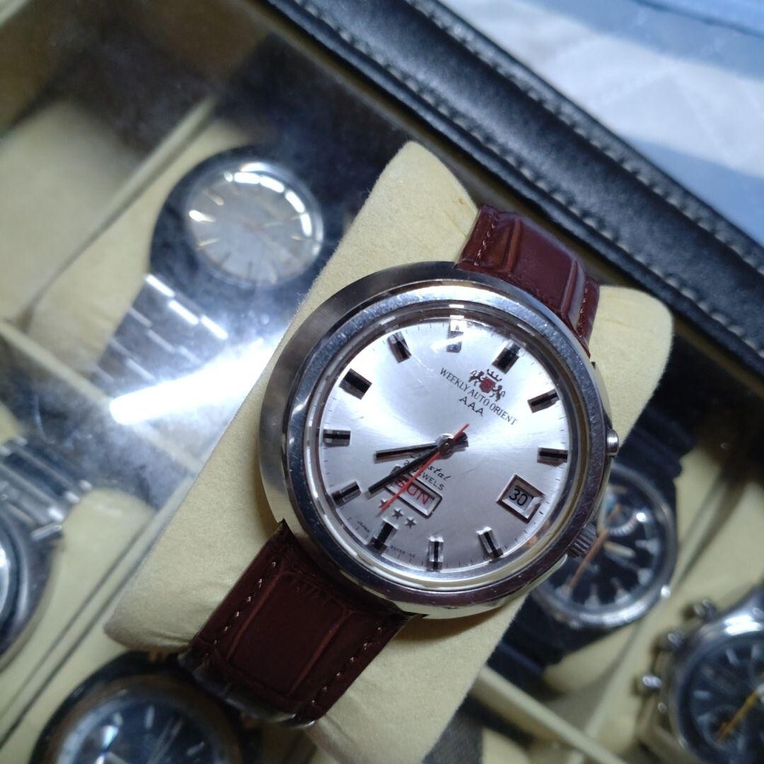 ORIENT Weekly Auto Crystal Automatic Date Vintage… - image 2