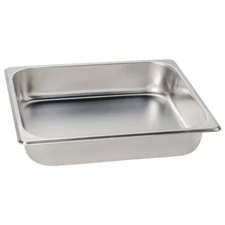 Vollrath Half Size Stainless Steal Steam Table Food Pan, 20229, 2.5" D| 1 Each