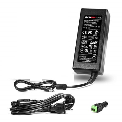 Chanzon 12V 5A 60W Power Supply AC DC Switching Adapter, 12 Volt 5 Amp AC/DC
