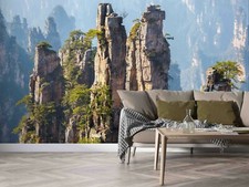 3D Mountain Zhangjiajie Nature Self-adhesive Removable Wallpaper Murals ...