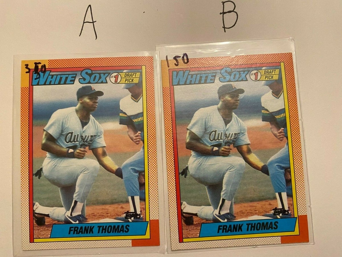 Frank Thomas Rookie card Topps, 1989-90 #1 draft pick #414