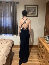 Alyce Paris Prom Dress Size 4 Navy Blue