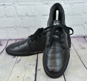 lacoste ampthill black leather