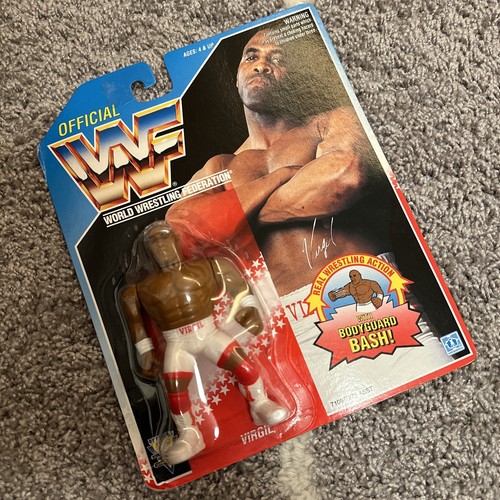 WWF HASBRO FIGURE MOC VIRGIL SERIES 5 S5 MINT ON C...