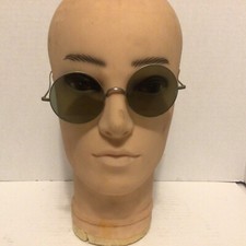 Antique wire frame Sunglasses with green lens