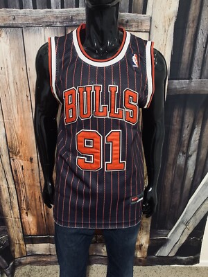 ✨CHICAGO BULLS ユニフォーム90s ロッドマン　No.91 ナイキ Vintage Team Nike Dennis Rodman Chicago Bulls NBA #91