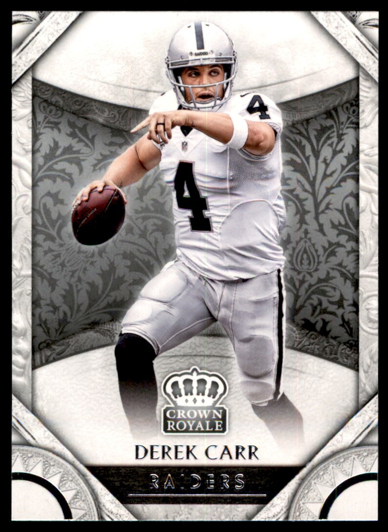 2016 PANINI CROWN ROYALE DEREK CARR OAKLAND RAIDERS #22