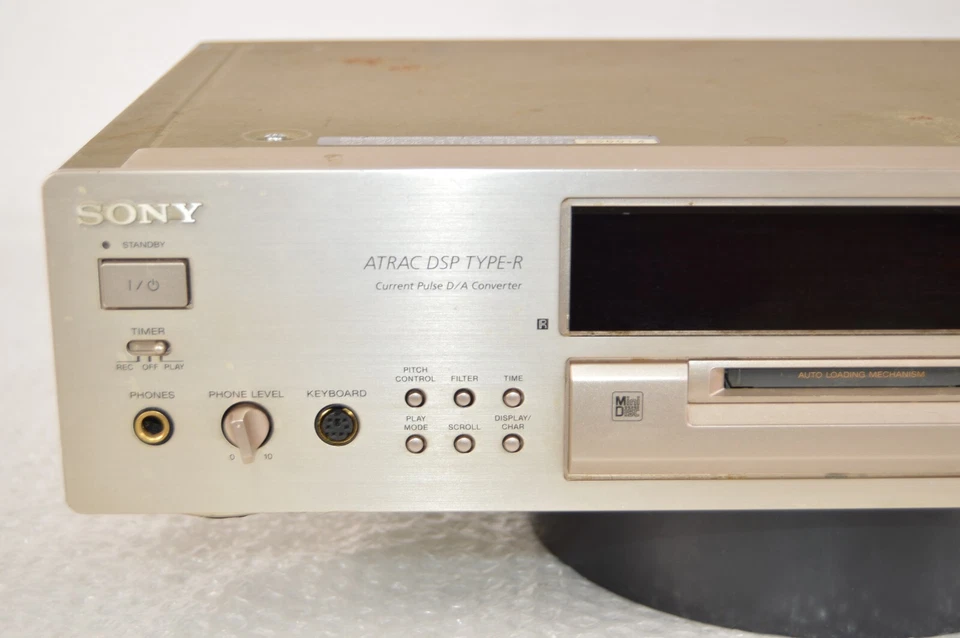 Sony MDS-JB930 Minidisc Deck MD Recorder Gold ATRAC DSP Type-R Working - image 3 of 4