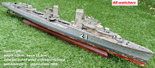 The ONLY 1933 Concept & Builder's model of all 21 of Germany's WW2 Destroyers,