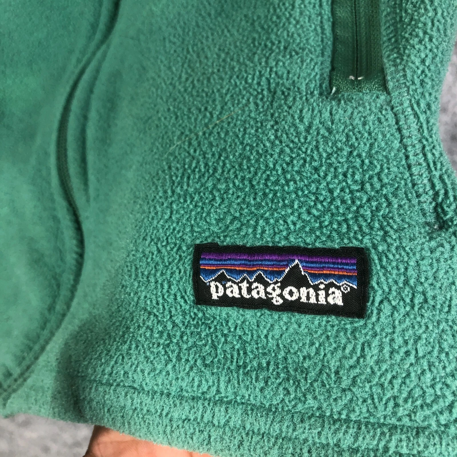 patagonia vintage synchilla box logo sleeveless vest 