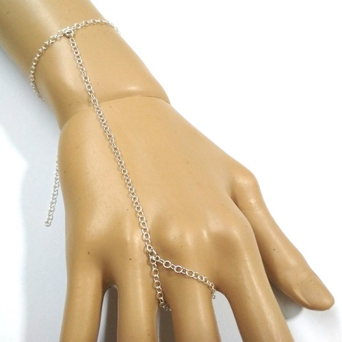 PULSERA ESCLAVO AJUSTABLE Real Sólida Plata Esterlina 925 Cadena de Cable 2.5x3mm - Imagen 4 de 12