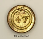 RARE Button American Revolutionary War. 47th Royal Artillery Regiment 1762-67