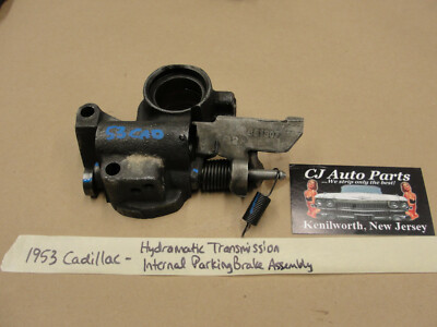 53 Cadillac HYDRAMATIC TRANSMISSION INTERNAL PARKING BRAKE BRACKET LEVER SPRING