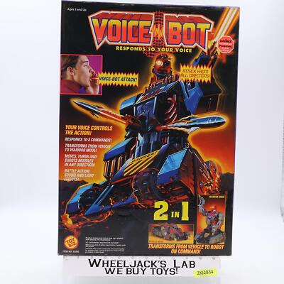 VOICE BOT 2 in 1 Transforming Voice Activated Robot 1993 Toy Biz