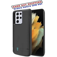 5000mAh Back Pack Power Station for Samsung Galaxy S21 Ultra SM-G998U1 Cellphone
