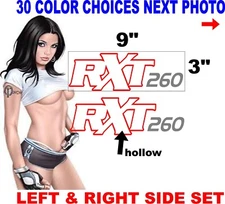 Sea doo seadoo RXT 260 Hull Decal Logo Side Sticker  SEE ITEM DESCRIPTION