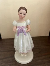 LENOX  "BIRTHDAY SURPRISE"  Brunette Girl