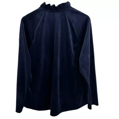 Lilly Pulitzer Skipper Ruffle Popover Top Shirt True Navy Size XXS  $118 retail - Bild 3 von 8