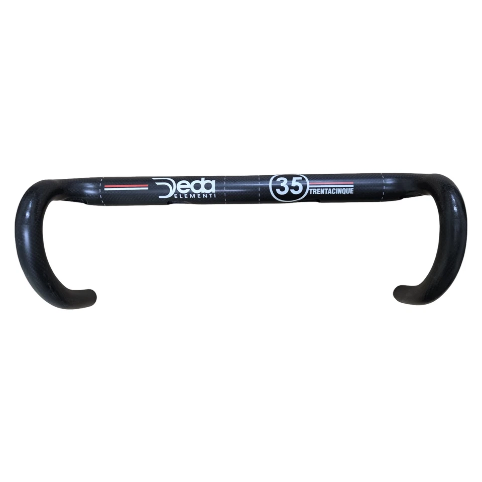 DEDA Carbon Gravel Road Handlebars Trentacinque 35mm Bar internal cable 42cm - Image 2 of 4