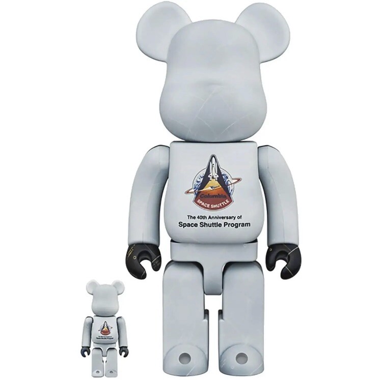 送料無料 通販 激安 Bearbrick Be@rbrick figures 400% and 100% Shuttle Space キューブリック、ベアブリック