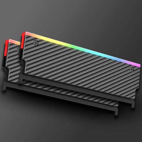 5V 3PIN ARGB RAM Heatsink Radiator Kühler Aluminiumlegierung für DDR2 DDR3 DDR4 DDR5 - Bild 11 von 18