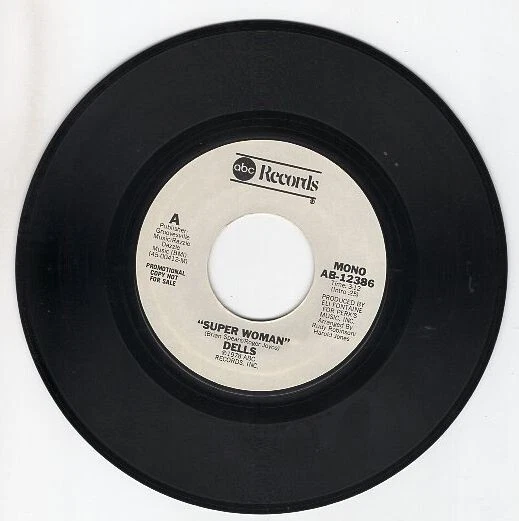 Dells - Superwoman (Mono/Stereo) 7" 45 Promotional Single - Image 4 of 4