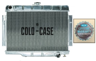 70-85 Jeep CJ Cold-Case aluminum performance radiator chevy small block V8 swap