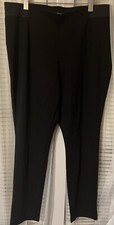 Chaps Women's Pants Sz XXL Black  Career Slacks Straight  Oc4