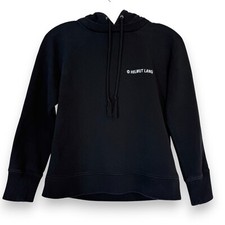 Helmut Lang Hoodie Sweatshirt XS Black Designer