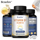 Vitamin D3 Cholecalciferol 50,000 IU - Heart & Bone Health, Immune Support