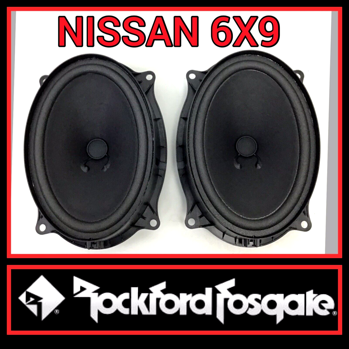 Pair (2) Genuine Nissan Door Speakers 28157-EZ00A 6x9 inch