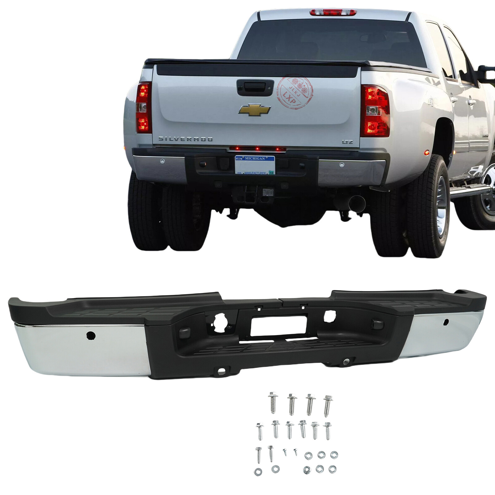 Step Bumper For 2011-2014 Chevy Silverado 2500 HD and GMC Sierra 2500 HD w/ PAS
