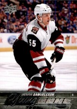 Henrik Samuelsson 15/16 Upper Deck Young Guns Rookie card #213 Arizona Coyotes. rookie card picture