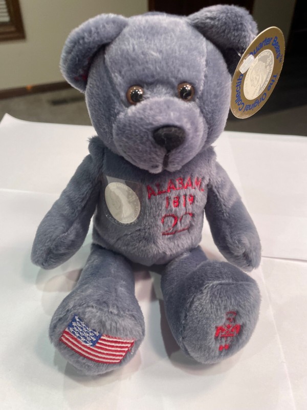 Quarter bears Alabama 1819, 22 ear tag 2003