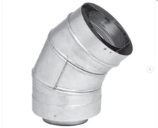 Rheem RTG20151B-1 3"x 5" Concentric Venting Elbow for Tankless Gas Water Heater 