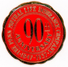 (I.B) US Cinderella : Company Seal (Penn Mutual Life Insurance)